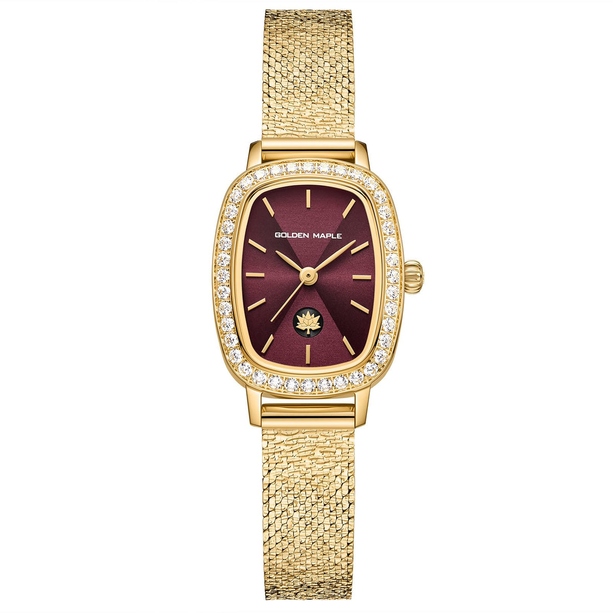 GOLDEN MAPLE Dainty Watches for Women - Coffee